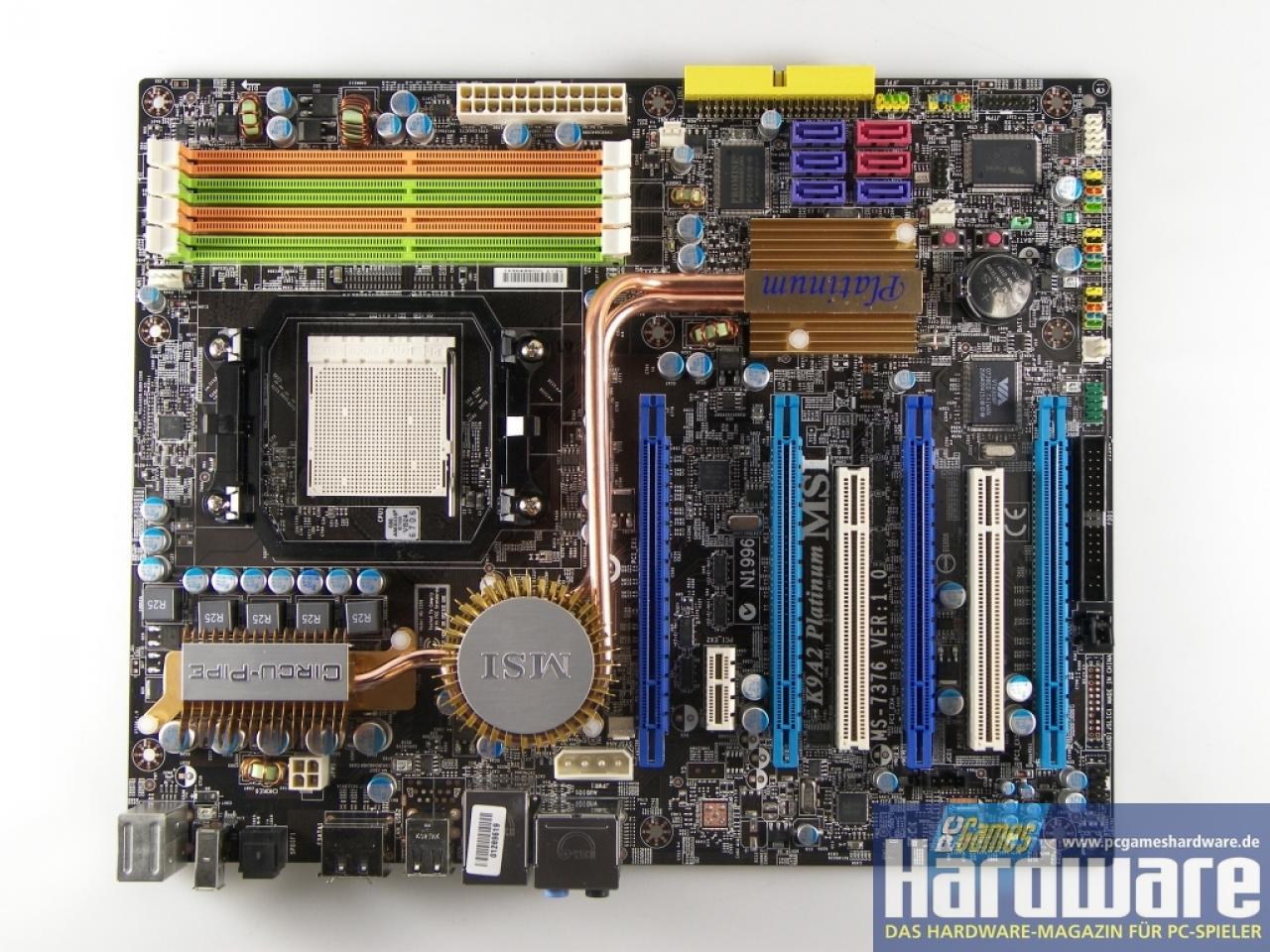 [14/11/2007] MSI K9A2 Platinum (Bild: PCGH)