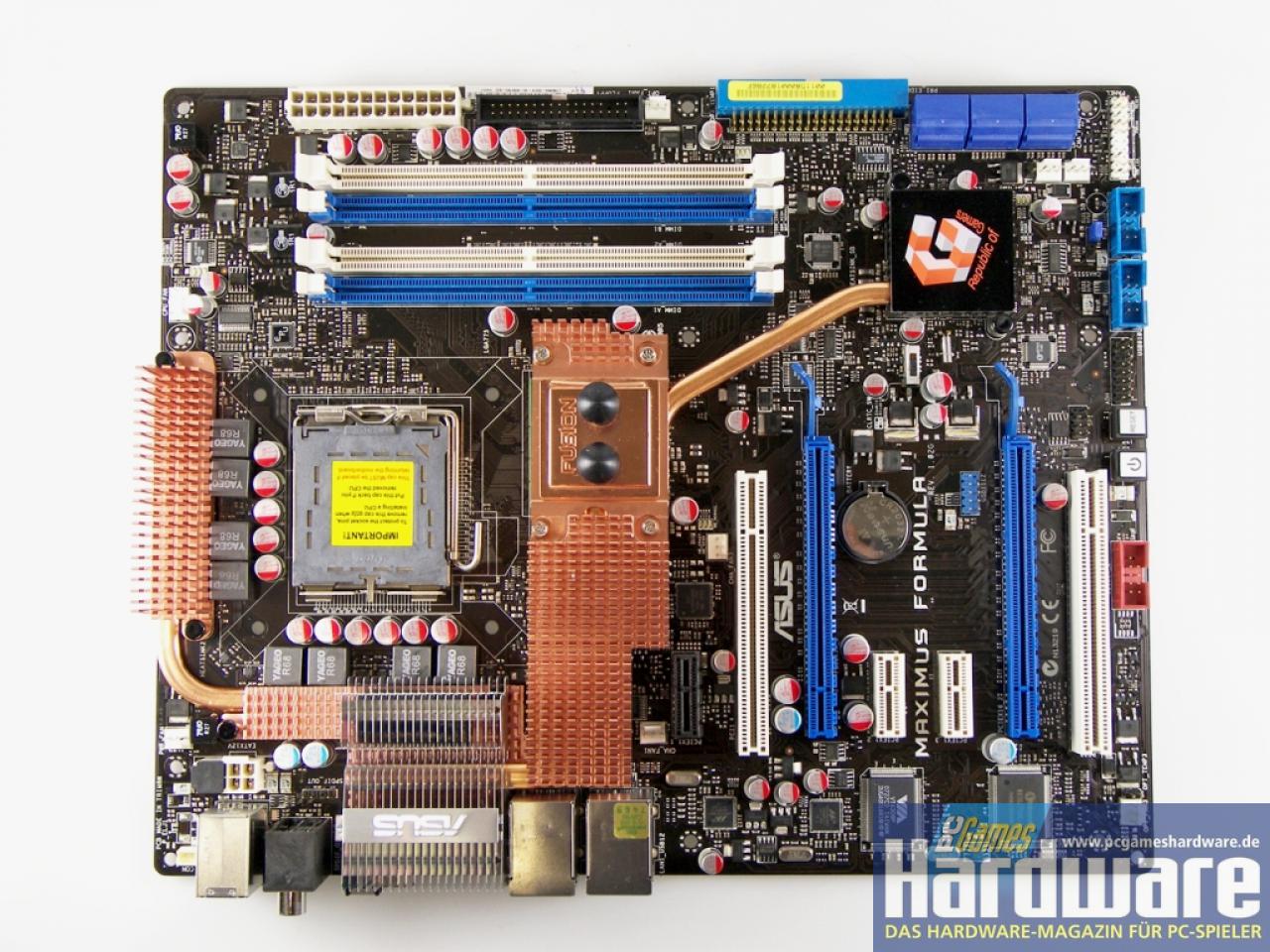 [09/11/2007] Sockel 775: Asus Maximus Formula Special Edition (Bild: PCGH)