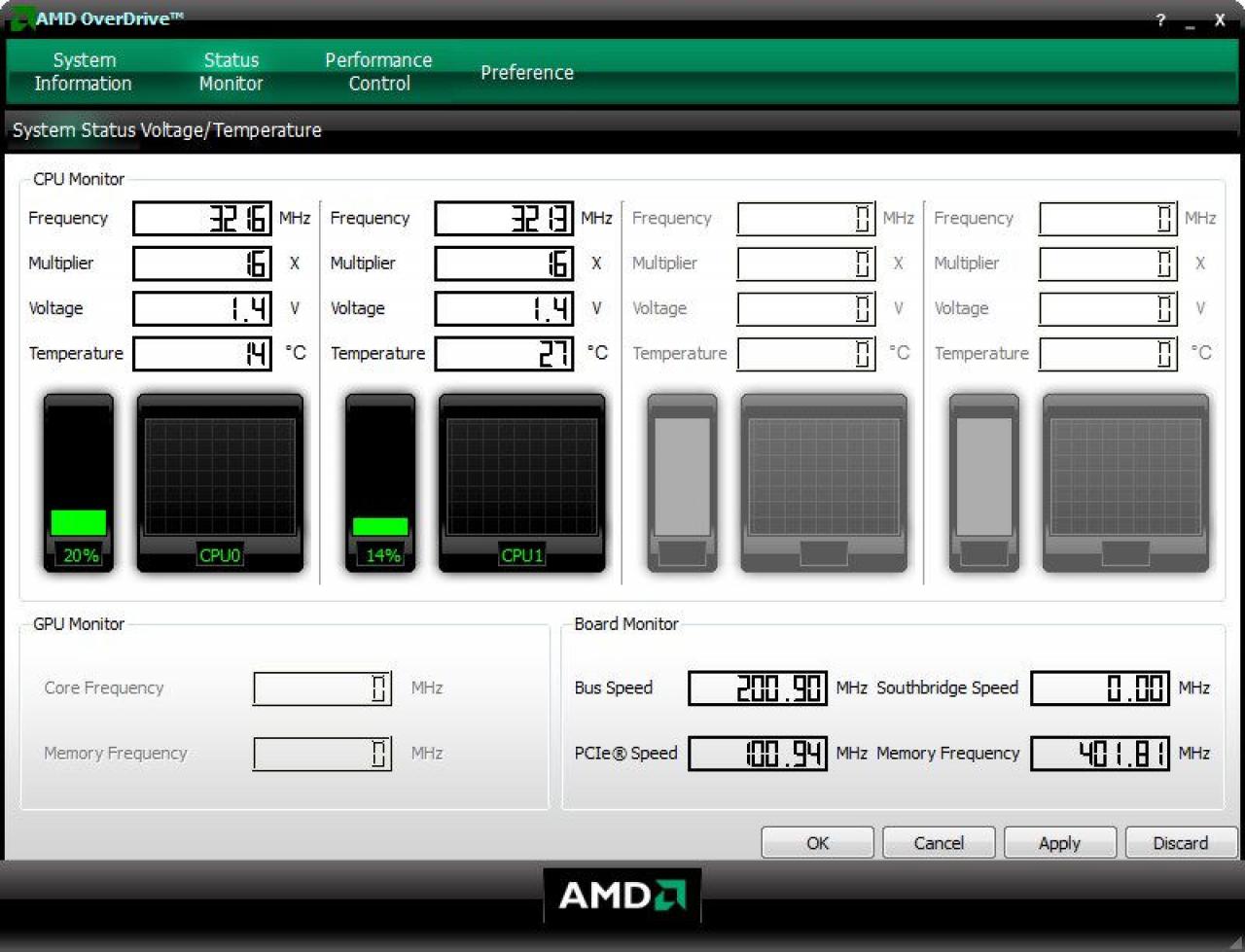[19/11/2007] Overdrive: Status-Monitor(Bild: pc.watch.impress.co.jp)