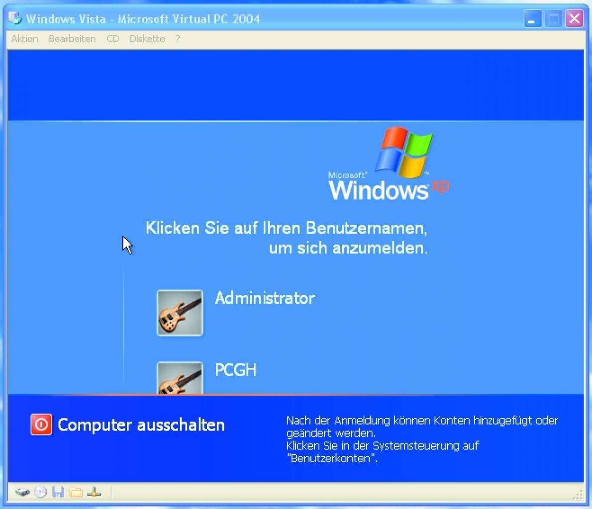 [13/11/2007] Abgesicherten Modus starten. (Bild: PCGH)
