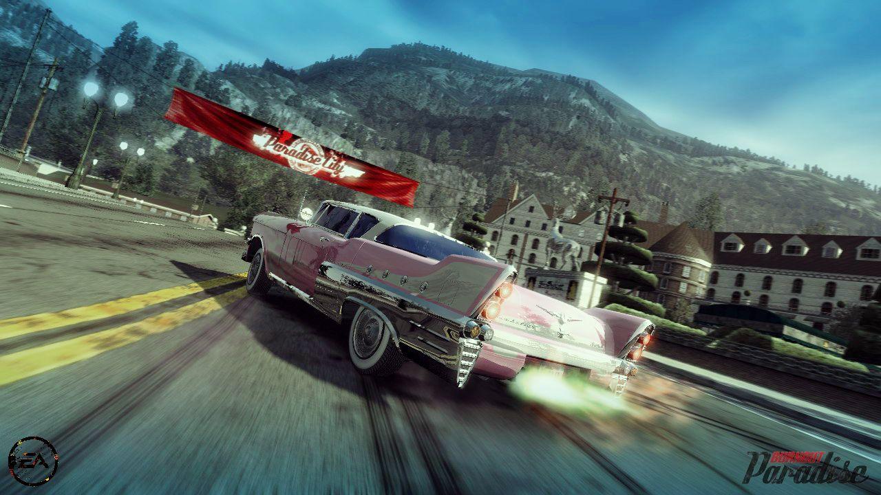 [19/12/2007] Burnout Paradise erscheint auch für den PC (im Bild: Bilder der Konsolenfassung).