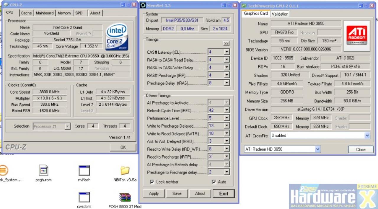 [13/12/2007] MSI HD3850 OC mit Auslieferungstakt (Bild: PCGH Extreme)