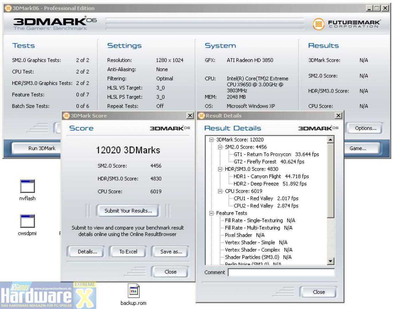 [13/12/2007] MSI HD3850 OC übertaktet (Bild: PCGH Extreme)