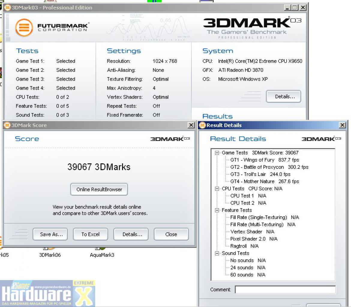 [13/12/2007] MSI HD3870 OC mit Auslieferungstakt (Bild: PCGH Extreme)