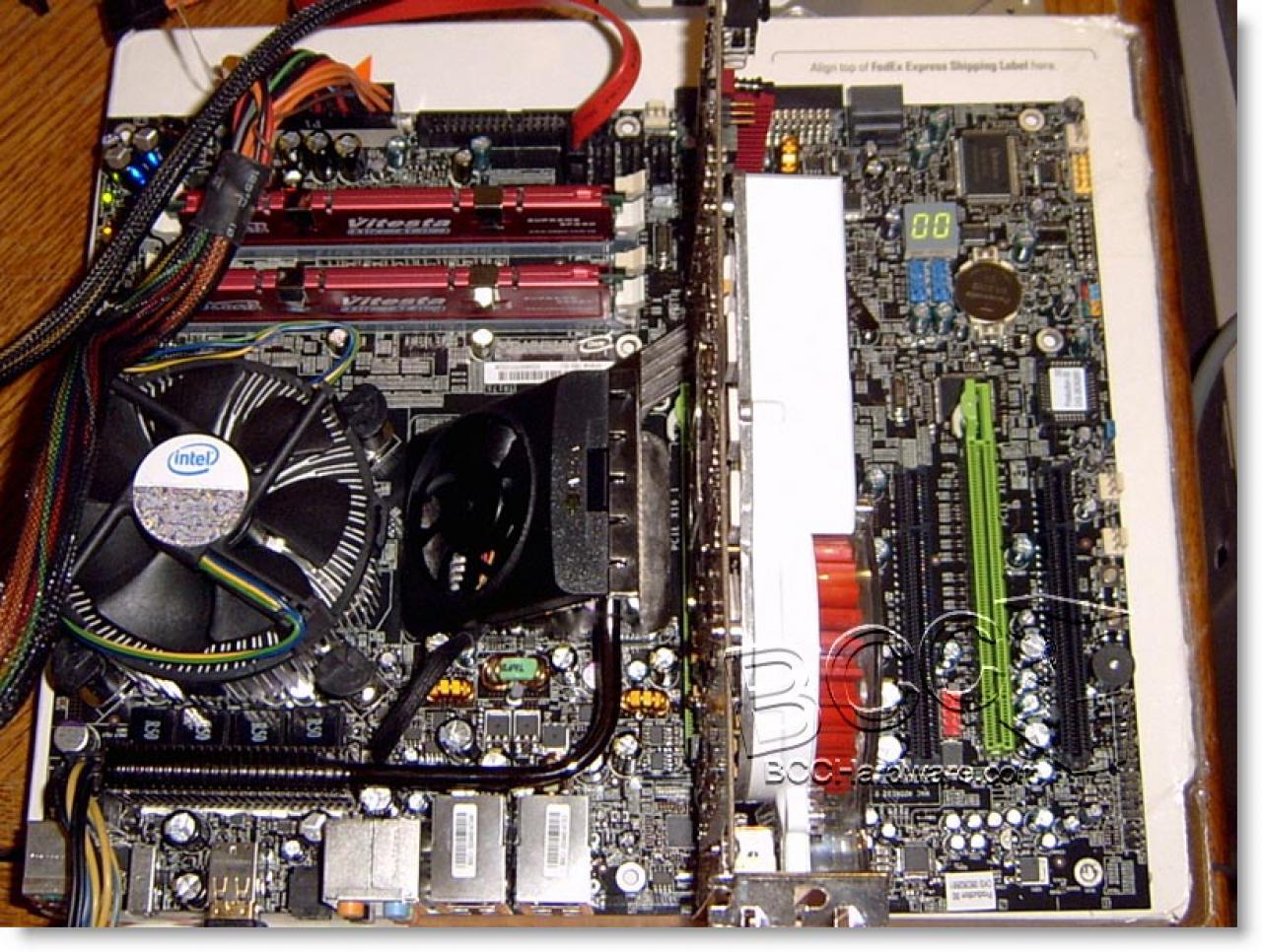 [10/12/2007] Ein bestücktes System (Bild: bcchardware.com)