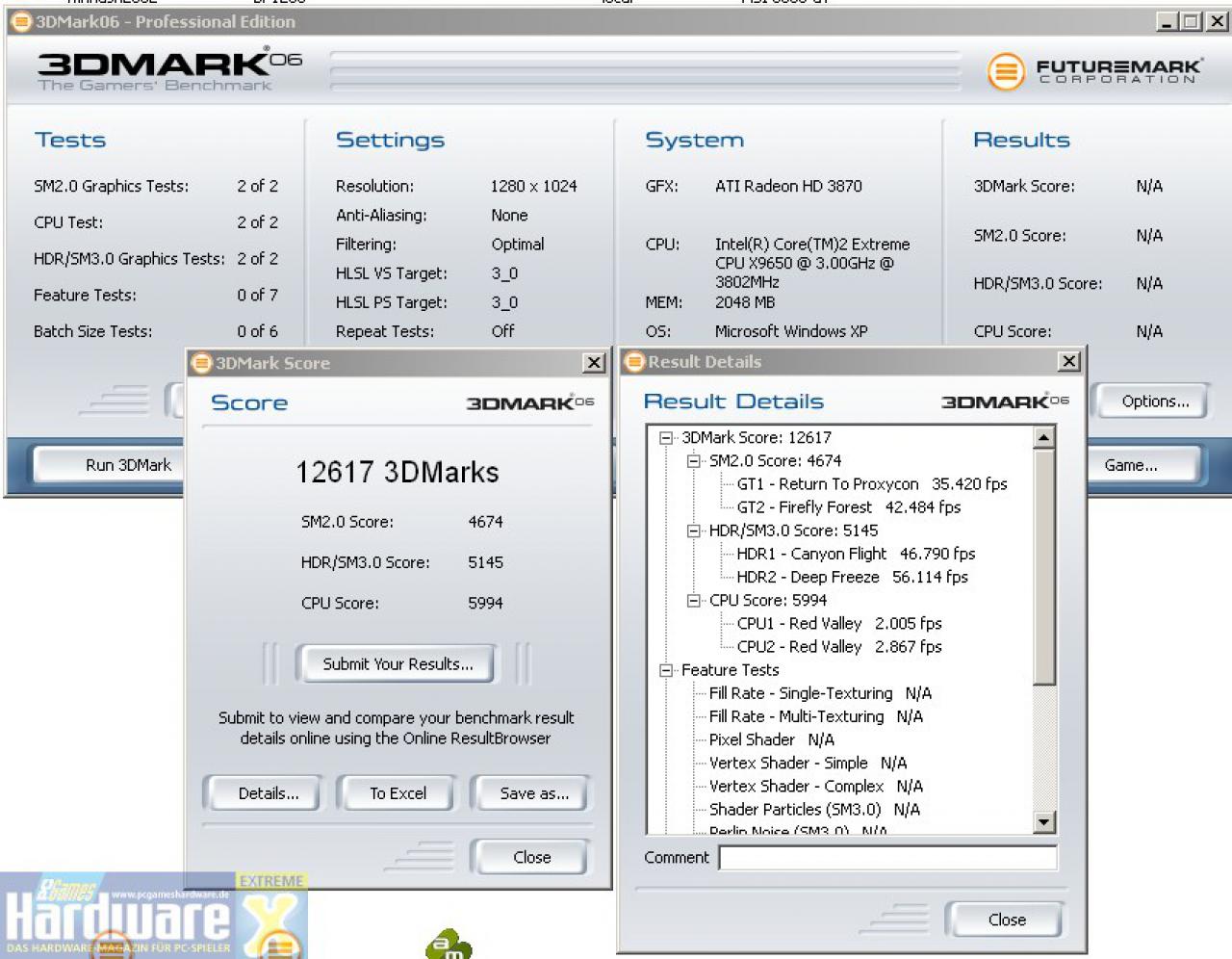 [13/12/2007] MSI HD3870 OC mit Auslieferungstakt (Bild: PCGH Extreme)