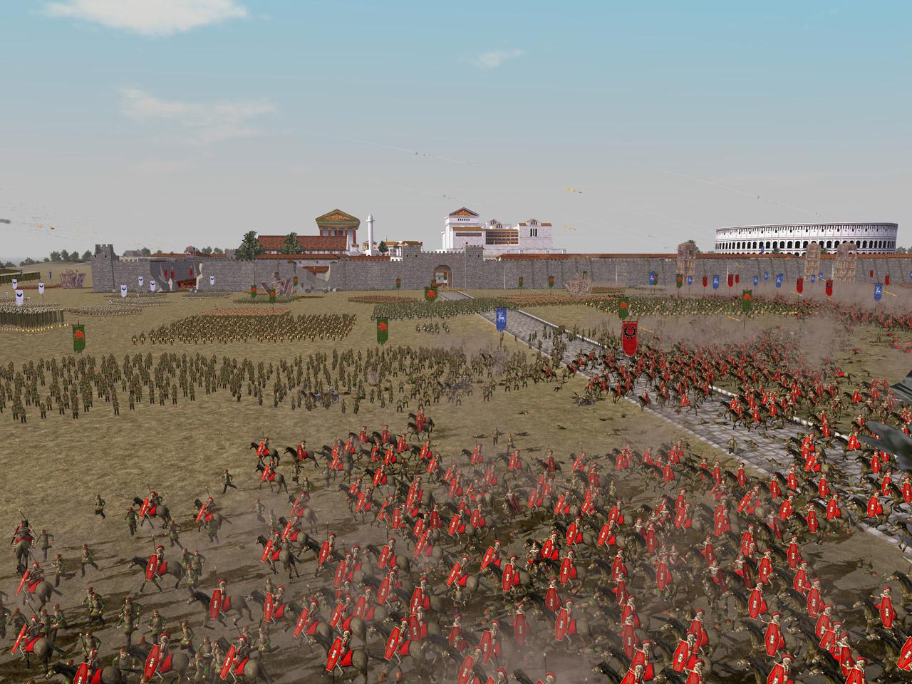 [06/12/2007] 2004: Rome Total War (Massenschlachten mit hübschen Schatten)