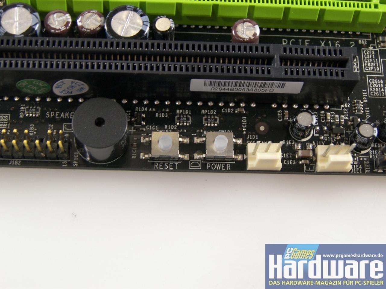 [15/12/2007] EVGA Nforce 780i SLI (Bild: PCGH)