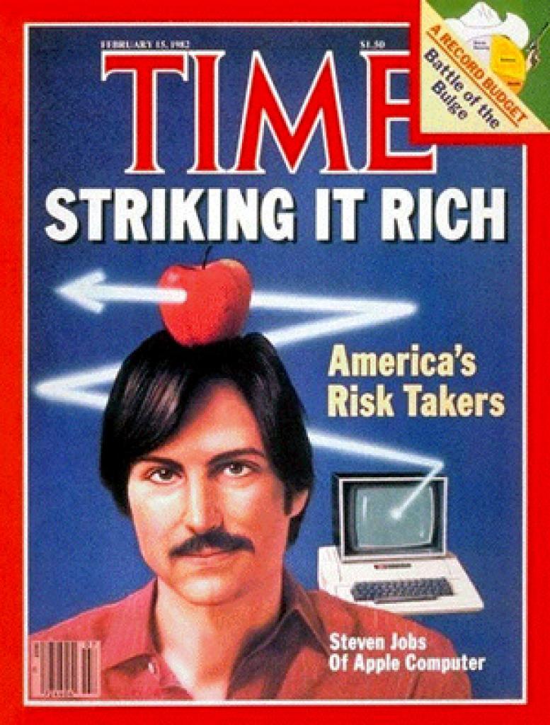 [11/12/2007] Apple-Mitgründer Steve Jobs 1982 auf dem Time Magazine
