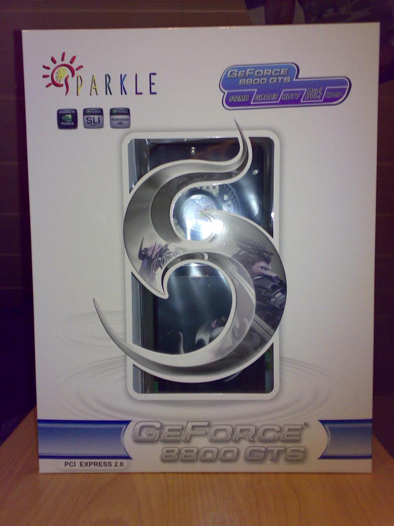 [11/12/2007] Sparkle Geforce 8800 GTS 512 MiByte (G92)