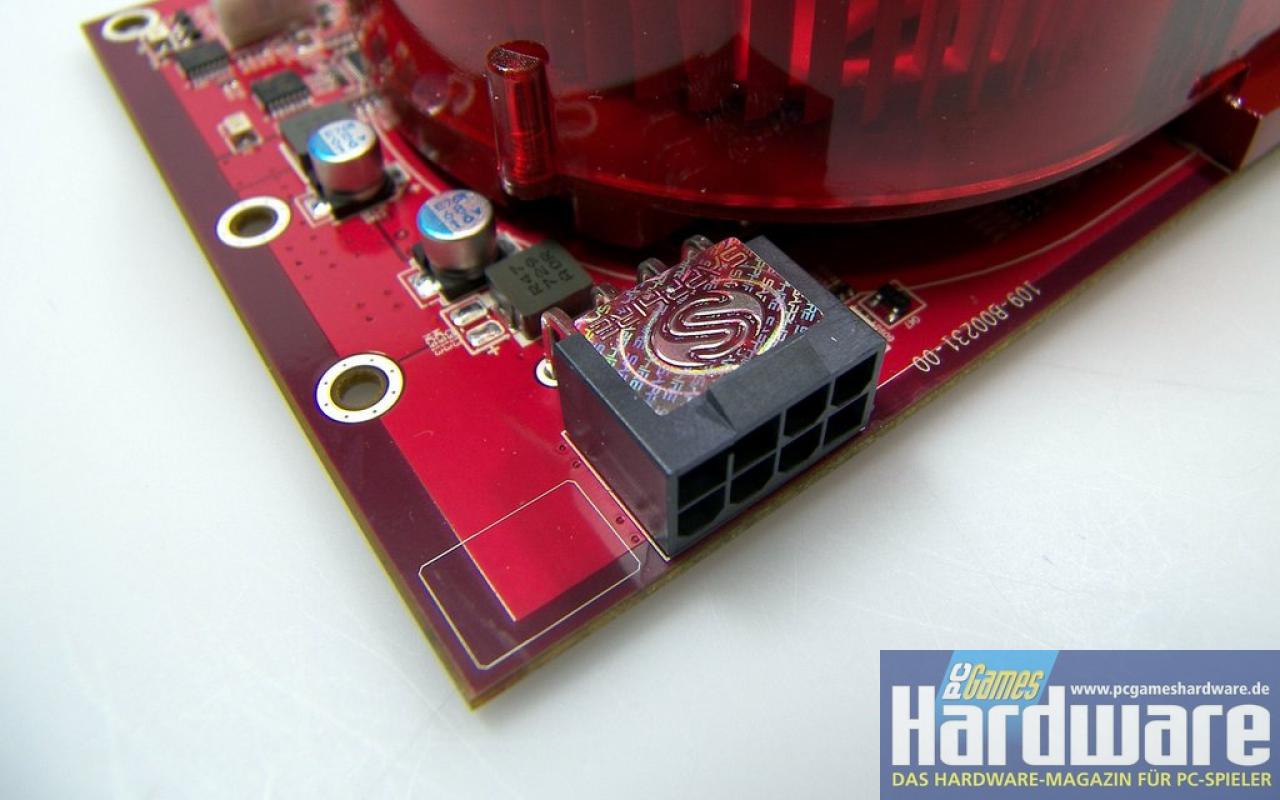 [07/12/2007] Sapphire HD2900 GT Achtpol-PCI-Express-Stromanschluss (Bild: PCGH)