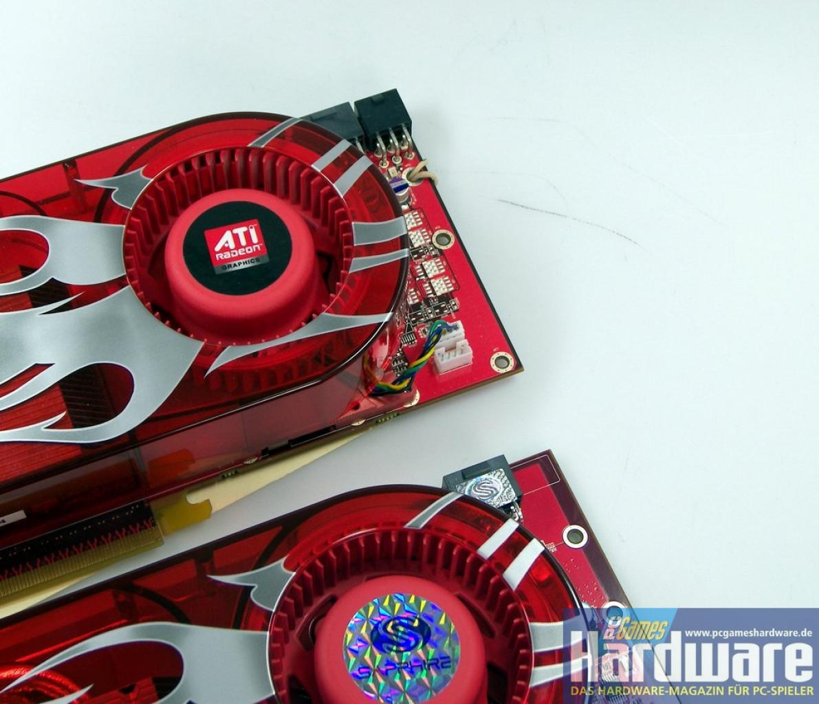[07/12/2007] Sapphire HD2900 GT im Vergleich zur HD2900 XT (oben) (Bild: PCGH)