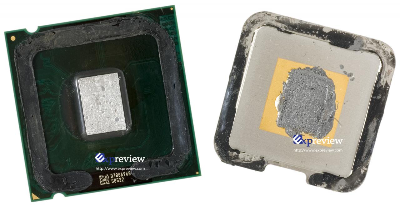 [25/12/2007] Intel E8400 nebst Heatspreader