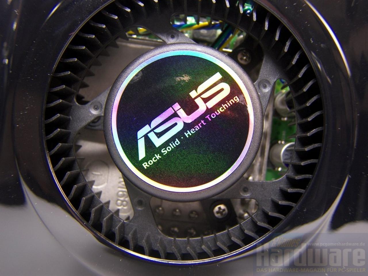 [29/01/2008] Geforce 8800 GTS 512 G92: Lüfterrad der Asus-Karte (Bild: PCGH)