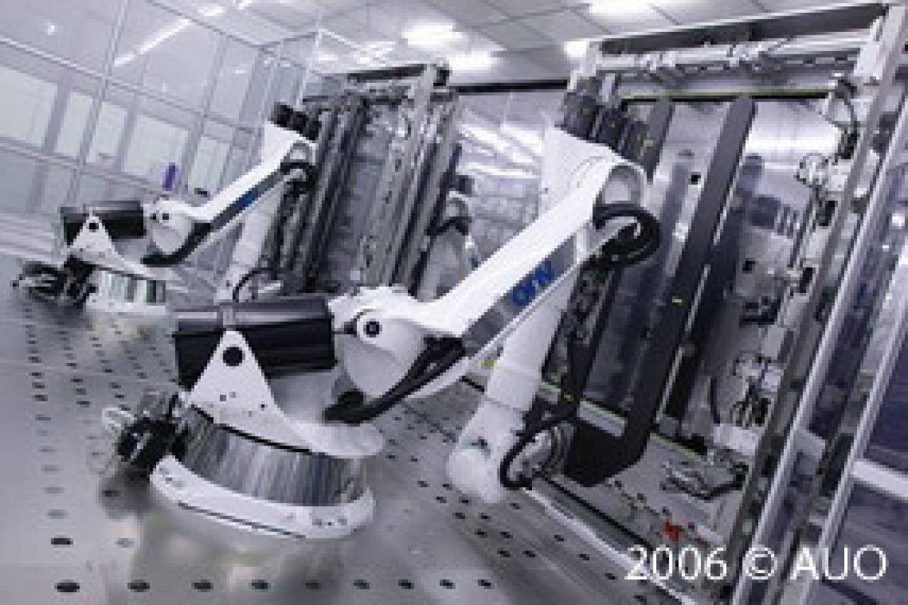 [12/01/2008] Panelproduktion in einem 6G-Werk des Unternehmens AUO.