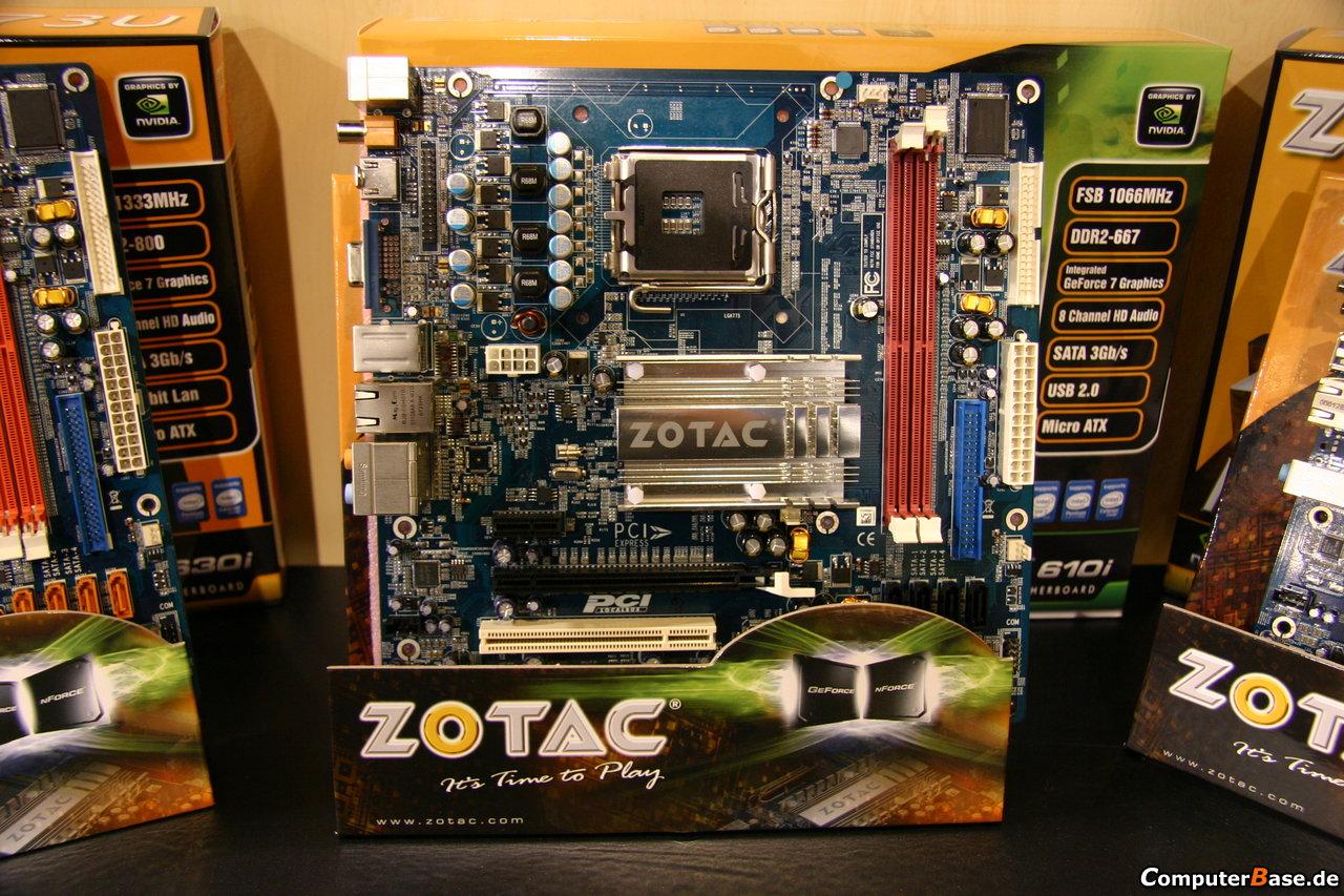 [08/01/2008] Das N73PV-Supreme setzt auf den Nforce 630i mit Geforce-7100-Kern.