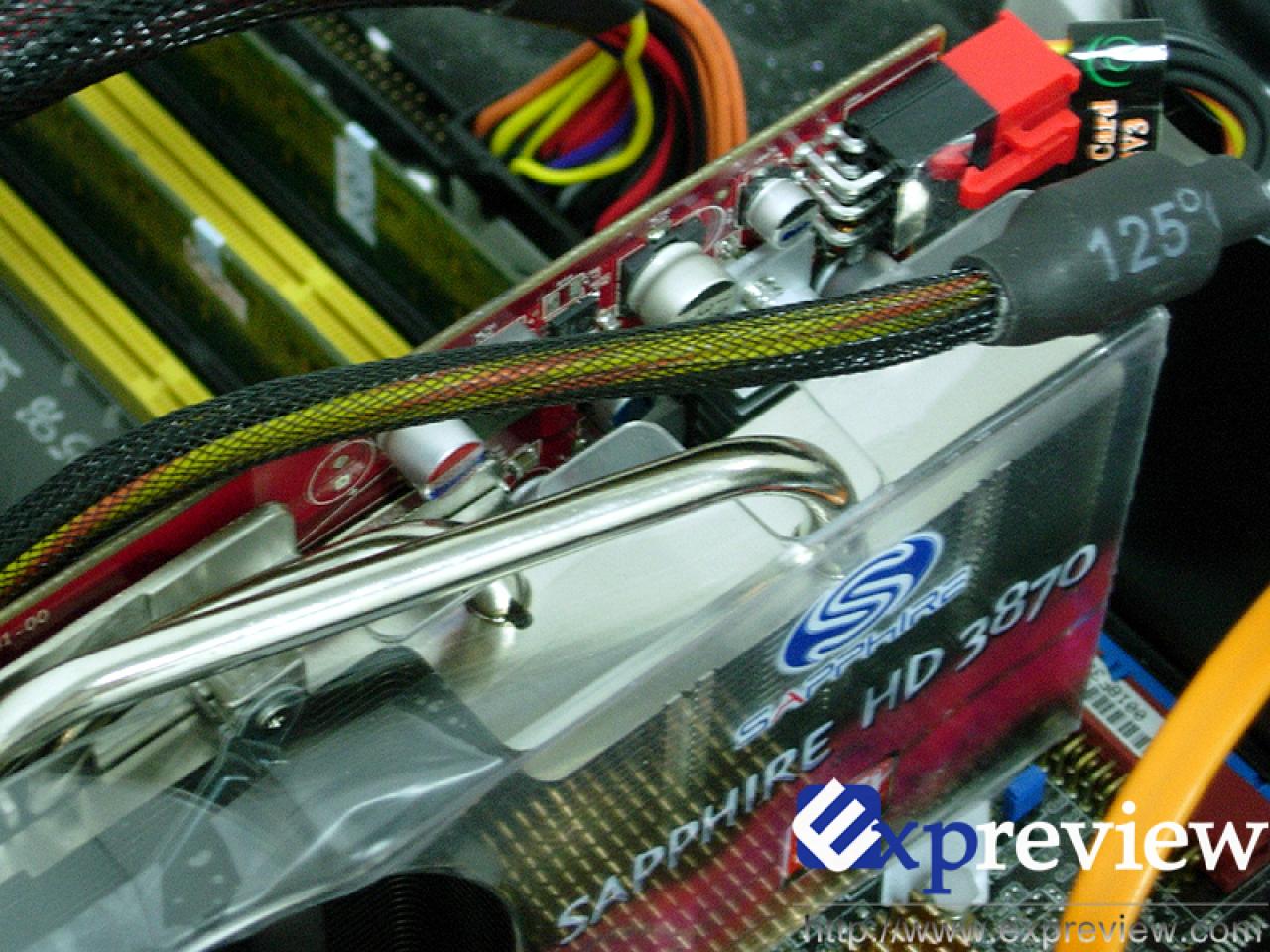 [09/01/2008] Sapphire HD3870 mit neuer Kühlung und erhöhten Taktraten (Bild: Expreview.com)