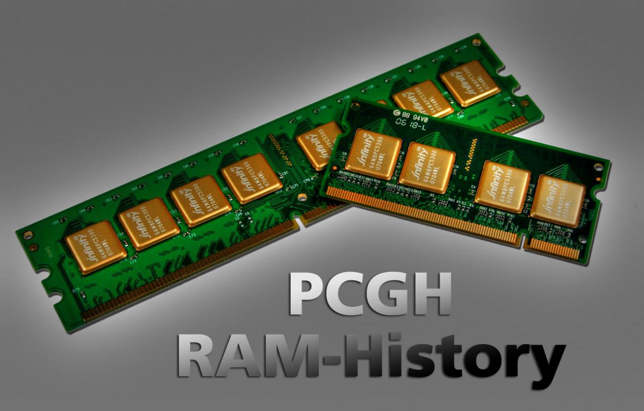 [18/01/2008] Die PC Games Hardware Speicher-Historie in Bildern