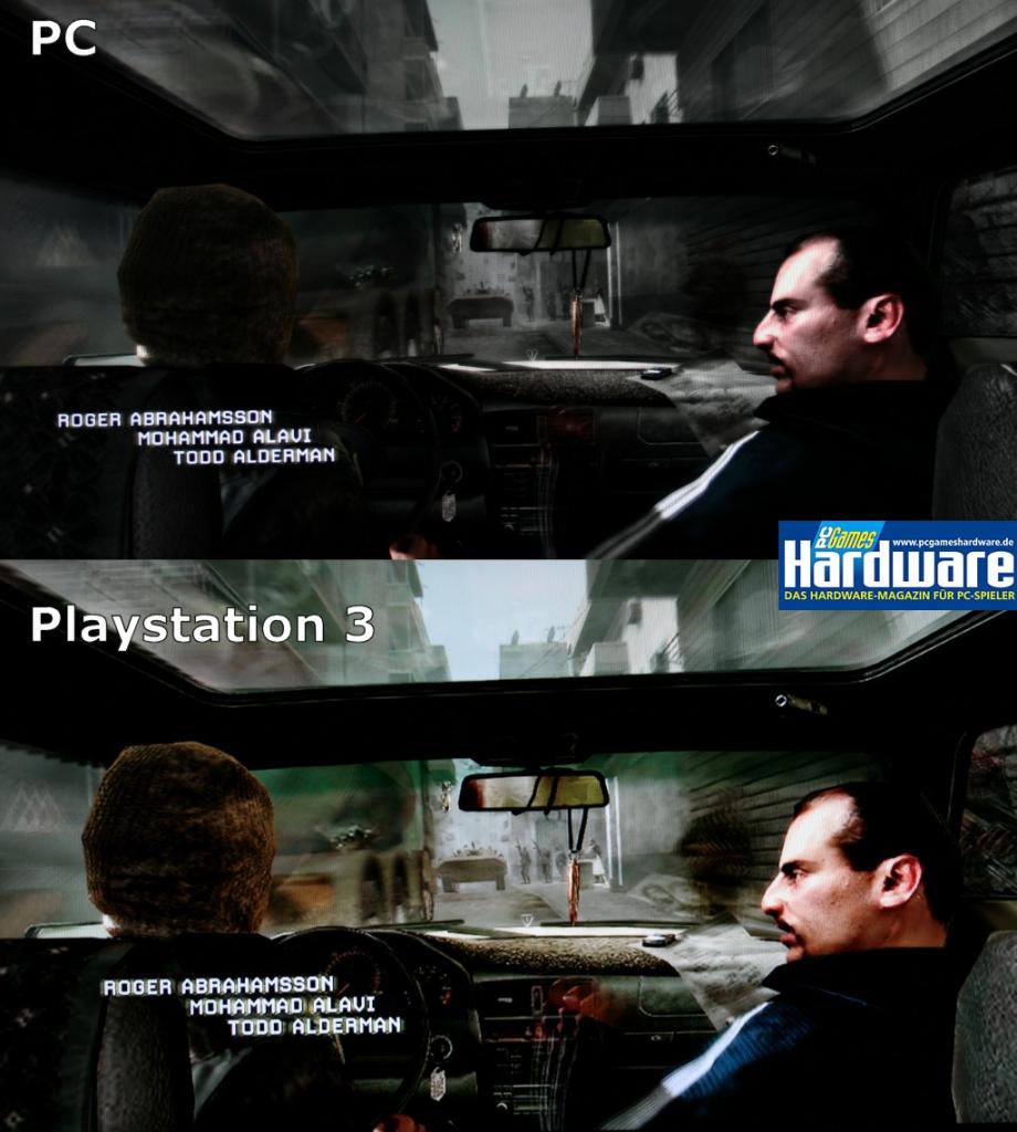 [27/01/2008] Call of Duty 4: Bildvergleich: PC versus Playstation 3