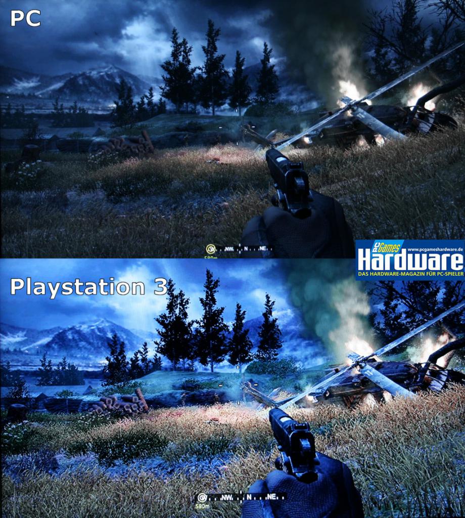 [27/01/2008] Call of Duty 4: Bildvergleich: PC versus Playstation 3