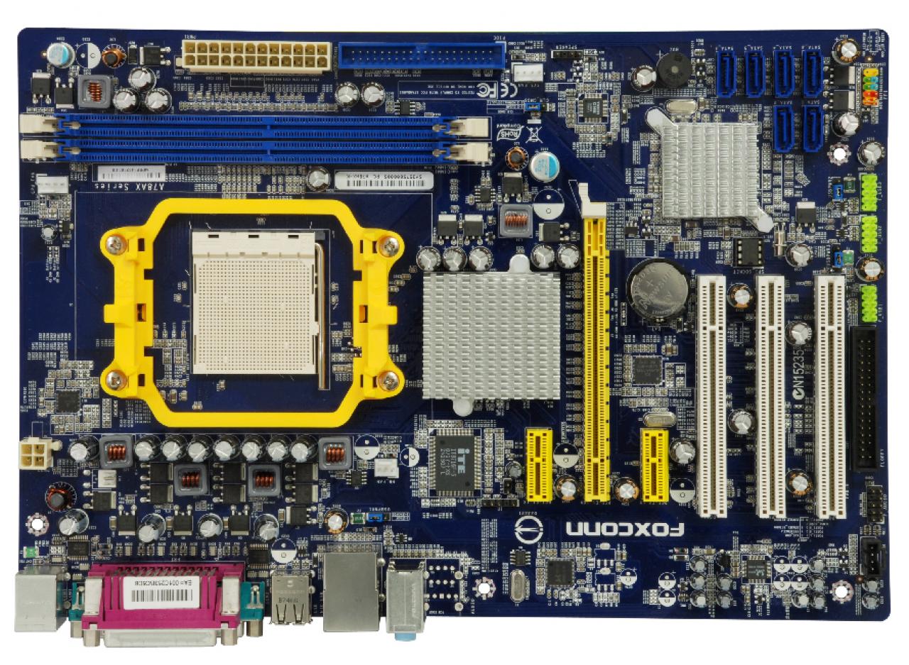 [29/01/2008] Mainboards aus Foxconns A78AX-Reihe werden mit den neuen SB700 ausgestattet sein (Bild: Presseportal)