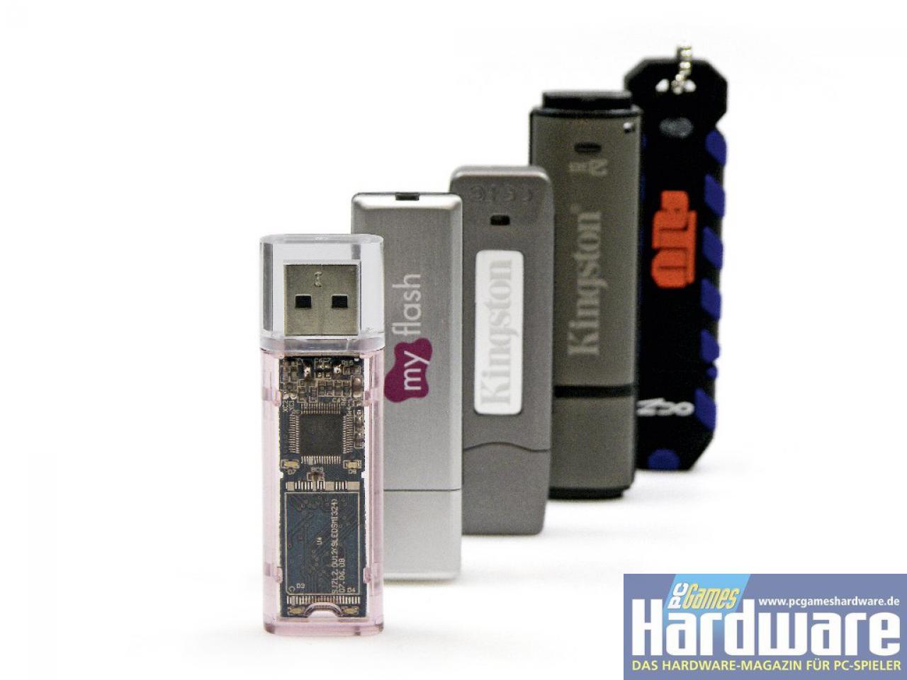 [31/01/2008] USB-Stick Marktübersicht in Ausgabe 03/2008 (Bild: PCGH)