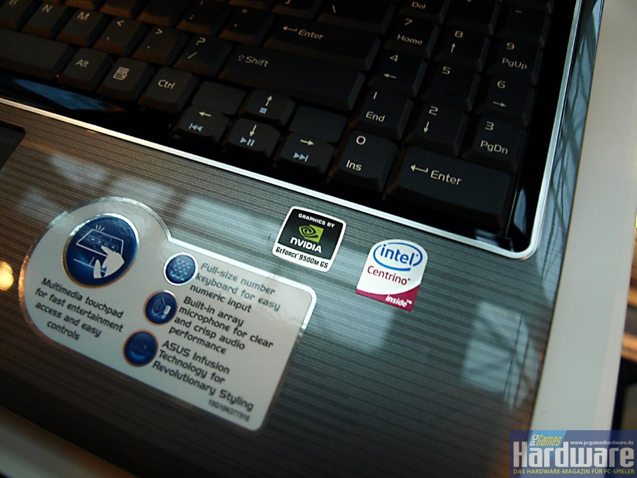 [31/01/2008] Geforce 9500M GS im Einsatz (Bild: PCGH)