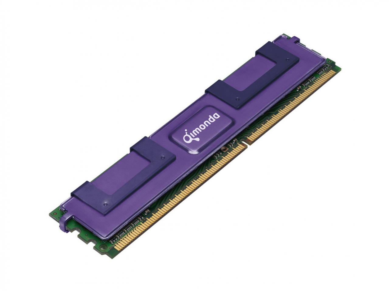[17/01/2008] Ebenfalls ein Fully Buffered DIMM von Qimonda - hier mit Heatspreader (Bild: Qimonda)