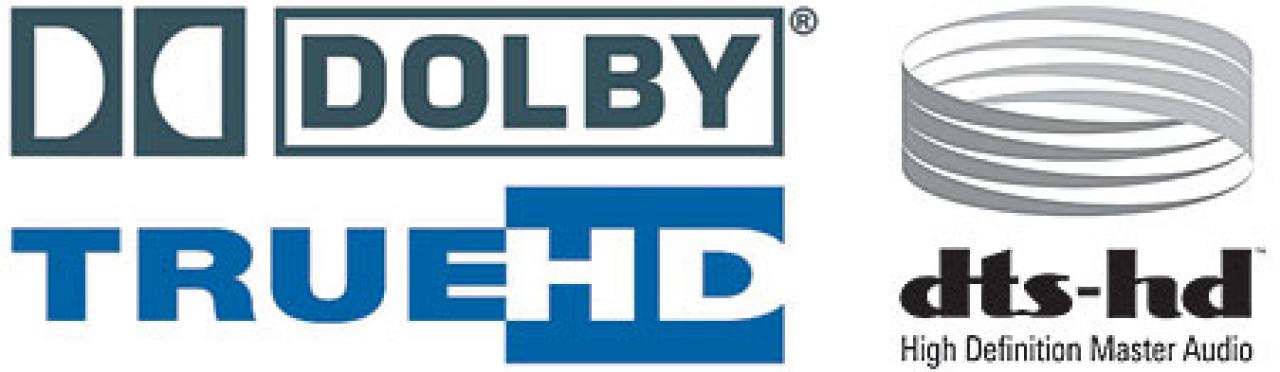[29/01/2008] Logos der beiden HD-Tonformate DTS-HD und Dolby-TrueHD.