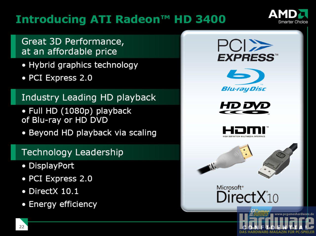 [22/01/2008] Radeon HD3450/HD3470: Fokus auf Multimedia-Features (Bild: PCGH)