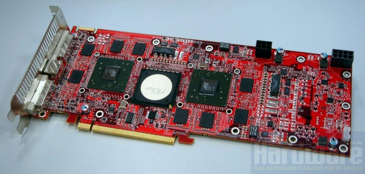 [27/01/2008] Radeon HD3870 X2: 2 GPUs, 1 Bridge-Chip und jede Menge Fps (Bild: PCGH)