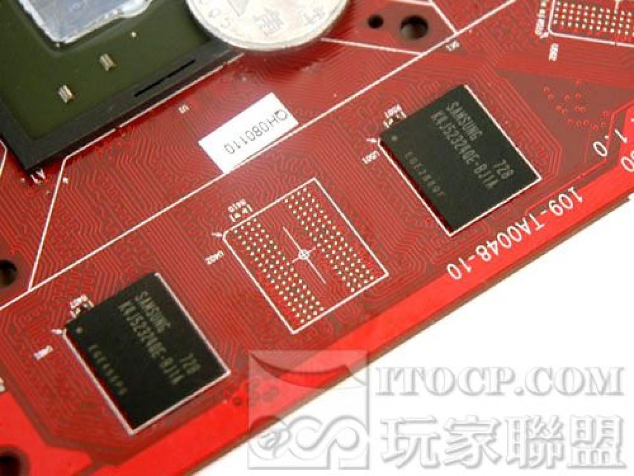 [17/01/2008] Der verbaute GDDR3-Speicher stammt vom Hersteller Samsung