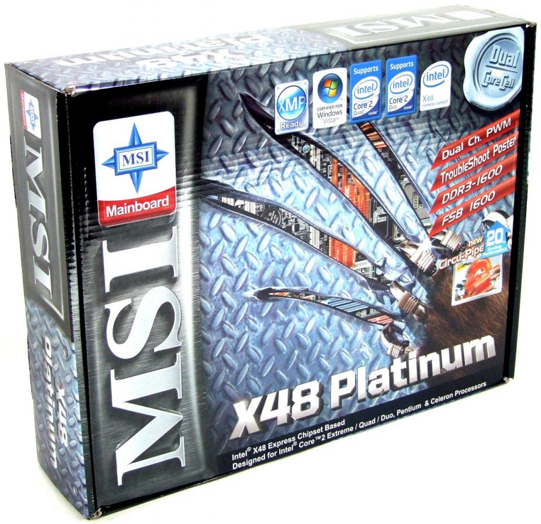 [09/01/2008] MSI X48 Platinum: Verpackung