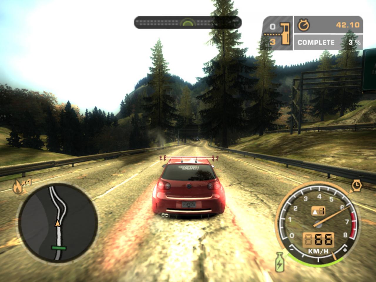 [20/01/2008] NFS Most Wanted mit 9x RGSSAA (Bild: PCGH)