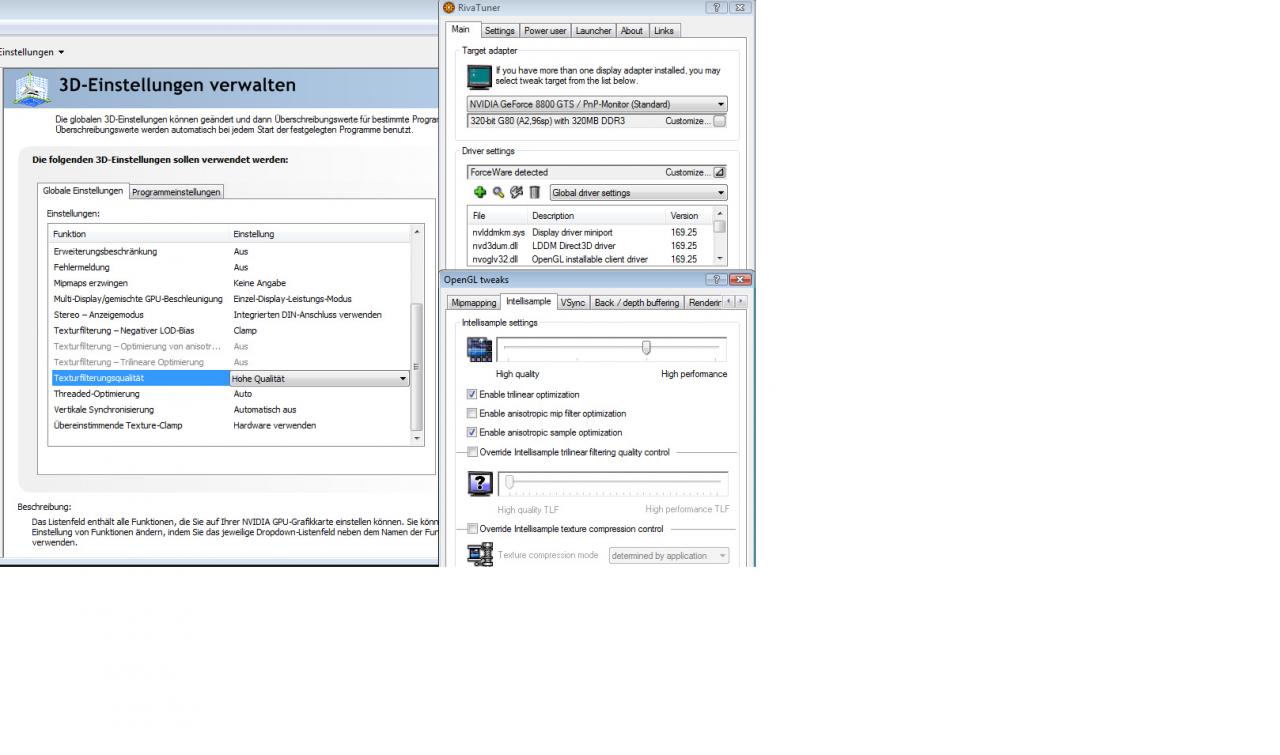 [02/01/2008] Windows Vista x86: Trotz HQ sind unter OGL die 
