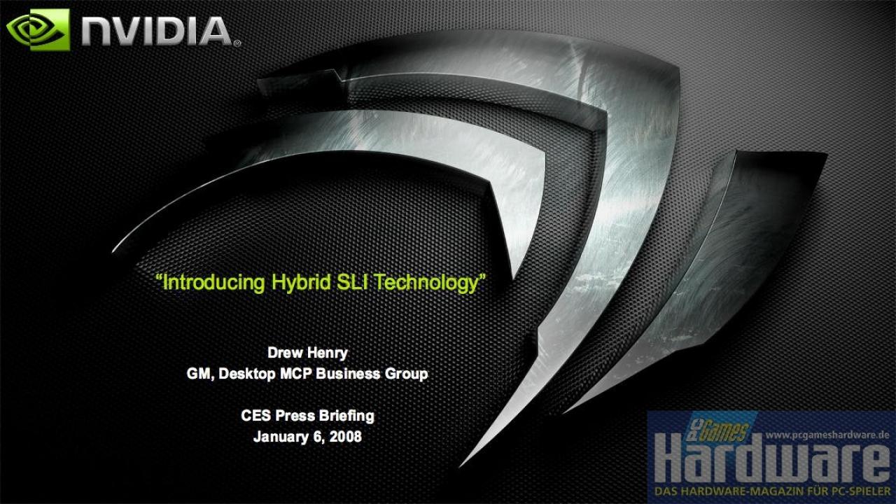 [07/01/2008] Nvidia Hybrid-SLI (Bild: Nvidia/PCGH)