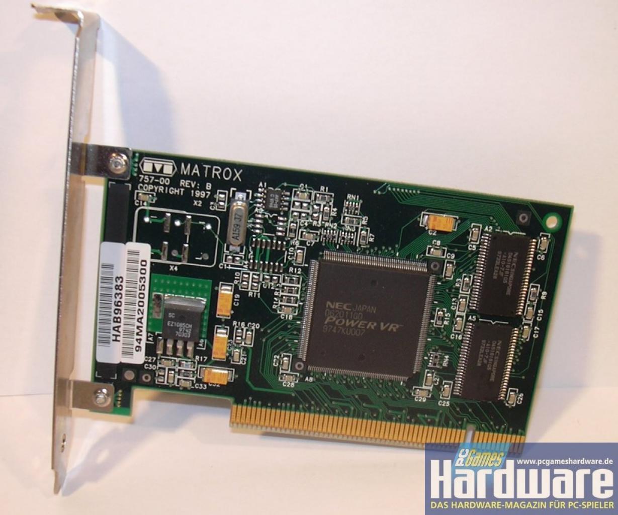 [12/01/2008] Matrox m3D mit Power VR PCX-2 (Bild: PCGH)