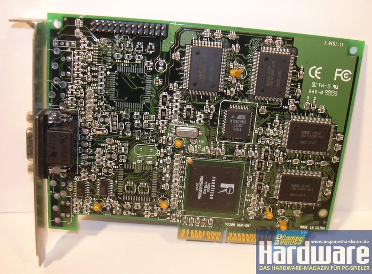 [12/01/2008] QDI-Legend-Karte mit Rendition Verite 2200 (Bild: PCGH)