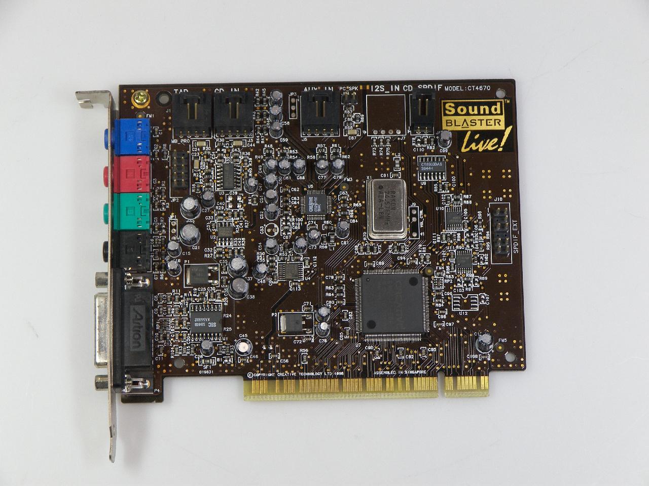 [25/01/2008] Creative Soundblaster Live
