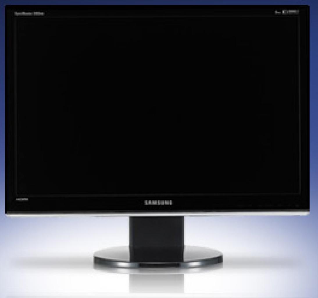 [17/01/2008] Der Samsung Syncmaster 2493HM besticht durch schlichte Elegnaz und bietet ein dynamisches Kontrastverhältnis von 10.000:1 (Bild: Samsung.com)