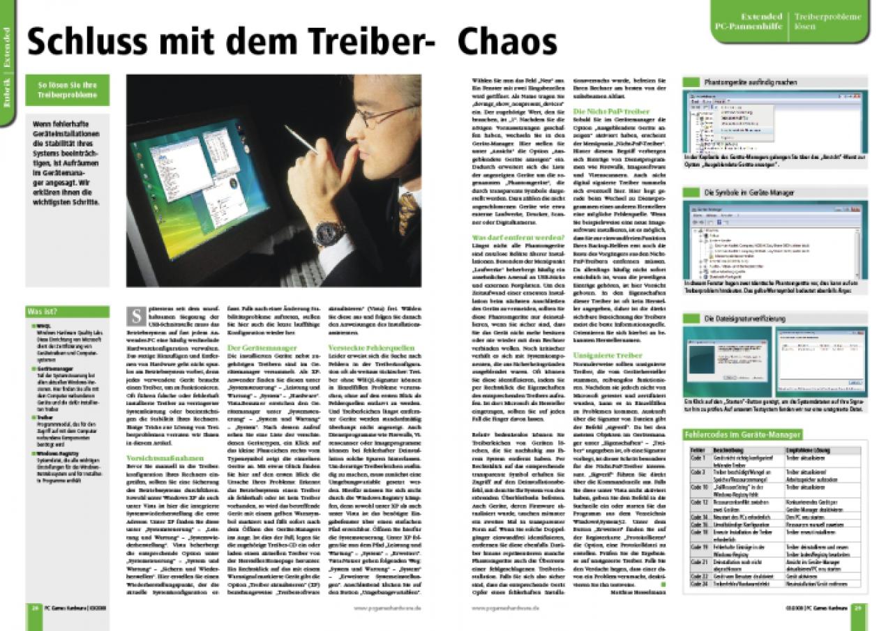 [29/01/2008] Alte Treiber entfernen (Bild: PCGH)