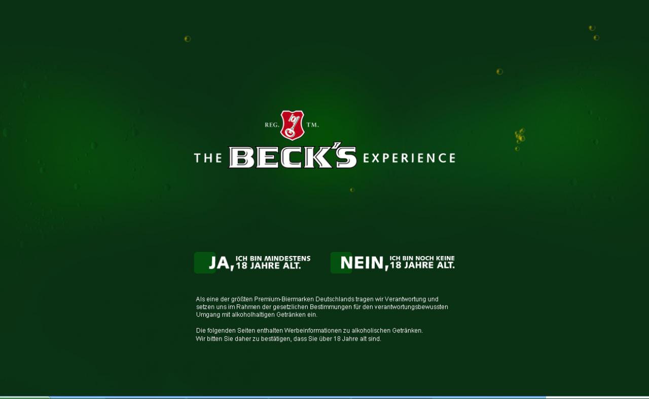 [29/01/2008] Becks anno 2008