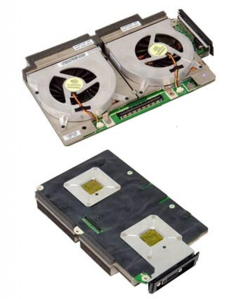 [30/01/2008] Die Dual-Nvidia-Geforce-8800M-GTX (Bild: tgdaily.com)