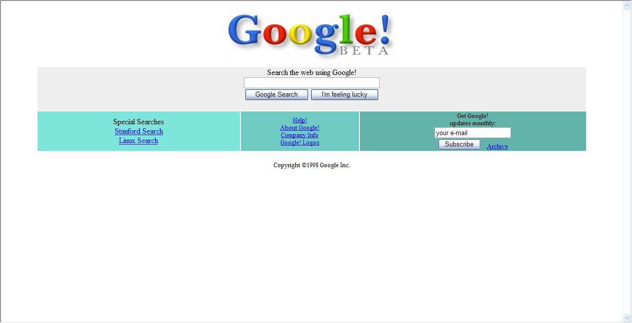 [29/01/2008] Google anno 1998