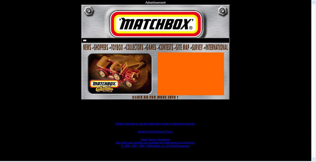 [29/01/2008] Matchbox anno 1998