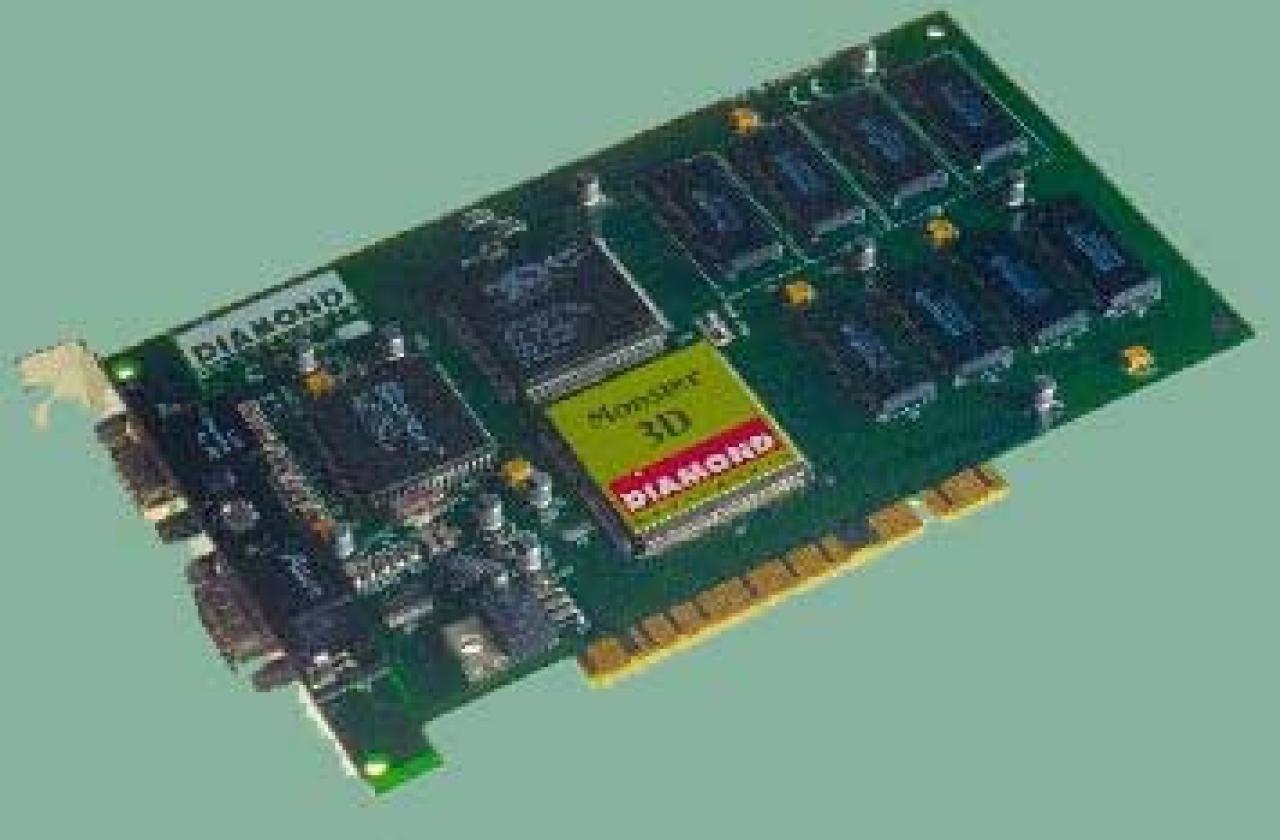[12/01/2008] Voodoo Graphics: Diamond Monster 3D (Bild: PCGH)
