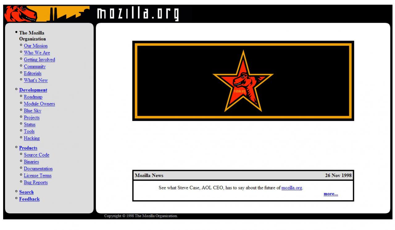 [29/01/2008] Mozilla anno 1998