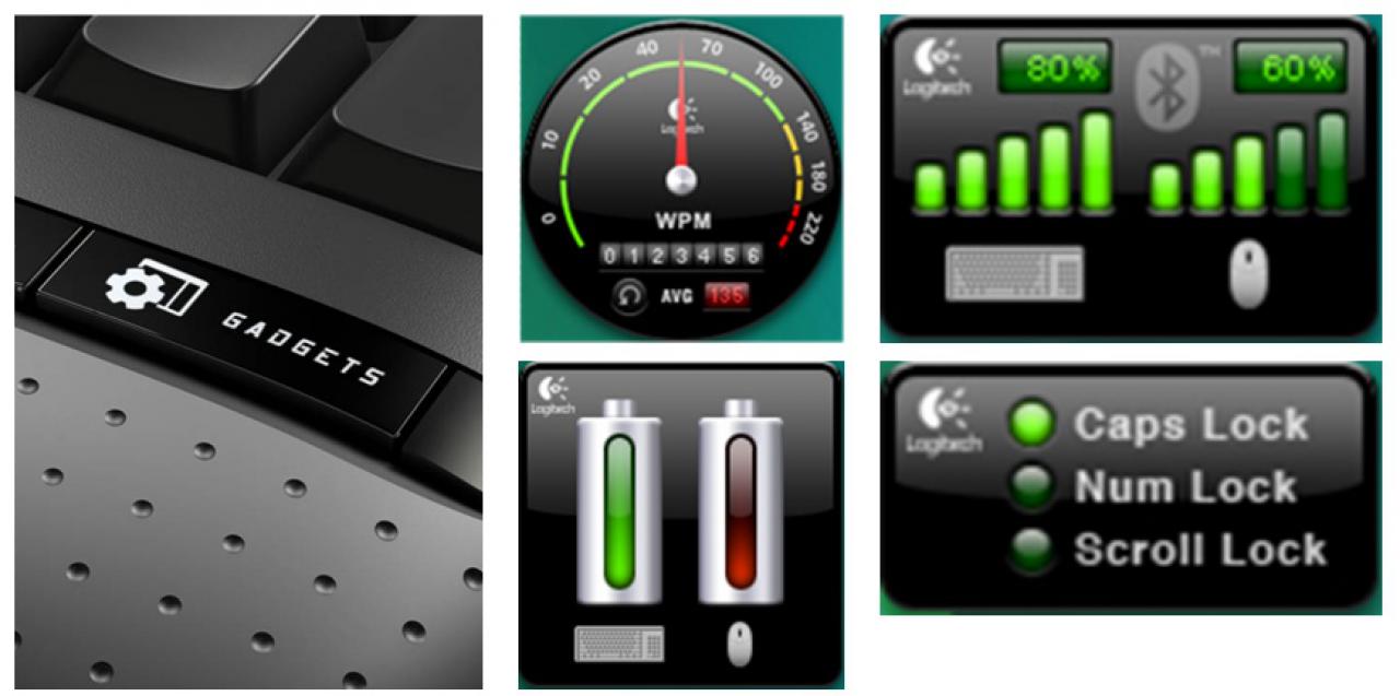 [10/01/2008] Logitech Sidebar Gadgets für MX5500