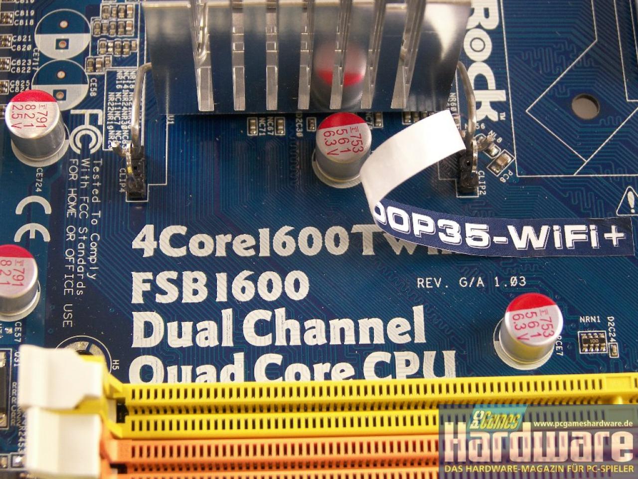 [17/01/2008] Asrock 4Core1600P35-WiFi+ - segeln unter falscher Flagge (Bild: PCGH)