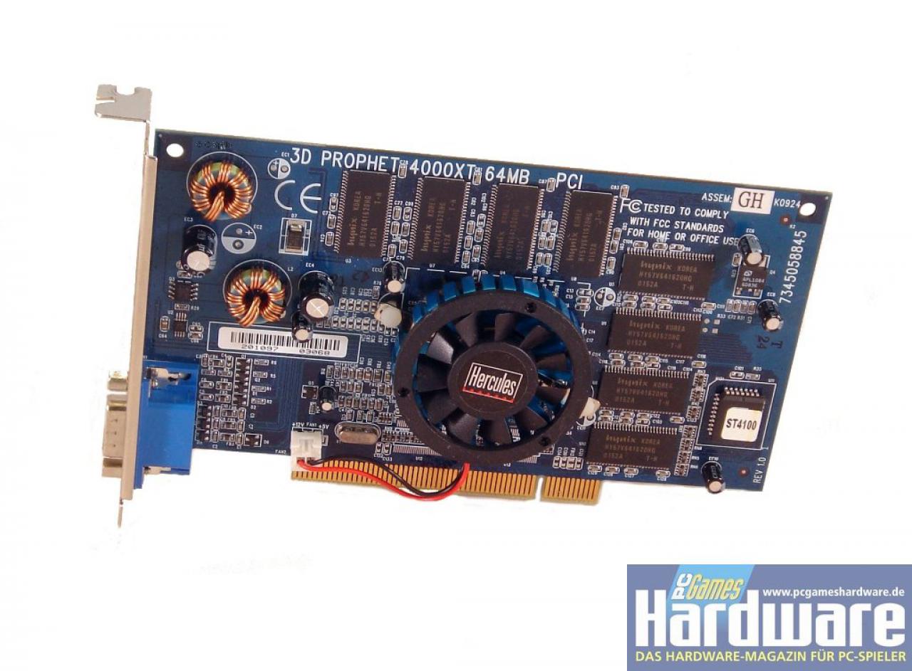 [19/01/2008] PowerVR/ImgTec Kyro hier auf Hercules 3D Prophet 4000XT/PCI mit 64 MiB VRAM (Bild: C.Spille/PCGH)